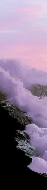 Free aesthetic bookmark featuring clouds coming down